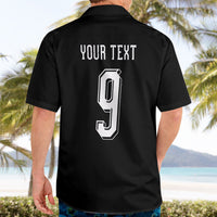 Aotearoa Rugby Custom Hawaiian Shirt Maori Tribal Motifs Stripes-Sporty Style
