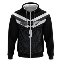 Aotearoa Rugby Custom Hoodie Maori Tribal Motifs Stripes-Sporty Style