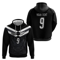 Aotearoa Rugby Custom Hoodie Maori Tribal Motifs Stripes-Sporty Style