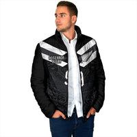 Aotearoa Rugby Custom Padded Jacket Maori Tribal Motifs Stripes-Sporty Style