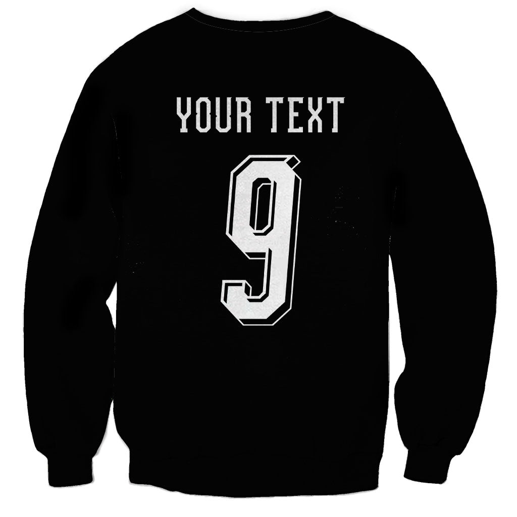 Aotearoa Rugby Custom Sweatshirt Maori Tribal Motifs Stripes-Sporty Style