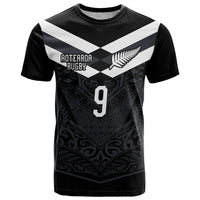 Aotearoa Rugby Custom T Shirt Maori Tribal Motifs Stripes-Sporty Style