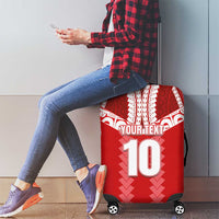 Custom Tahiti Football Polynesian Pattern Luggage Cover
