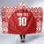 Custom Tonga Football Ngatu Tribal Tattoo Hooded Blanket