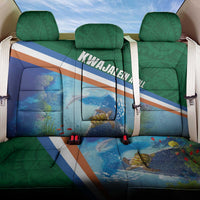 Marshall Islands Kwajalein Atoll Back Car Seat Cover Polynesian Pattern and Undersea Animals LT03 One Size Blue - Polynesian Pride