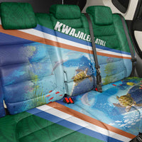 Marshall Islands Kwajalein Atoll Back Car Seat Cover Polynesian Pattern and Undersea Animals LT03 - Polynesian Pride