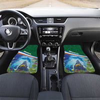 Marshall Islands Kwajalein Atoll Car Mats Polynesian Pattern and Undersea Animals