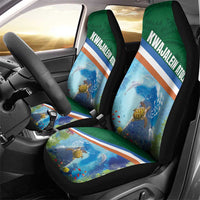 Marshall Islands Kwajalein Atoll Car Seat Cover Polynesian Pattern and Undersea Animals LT03 - Polynesian Pride