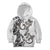 New Zealand Gecko Maori Art Tattoo Kid Hoodie White Color