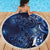 New Zealand Gecko Maori Art Tattoo Beach Blanket Matariki Mode