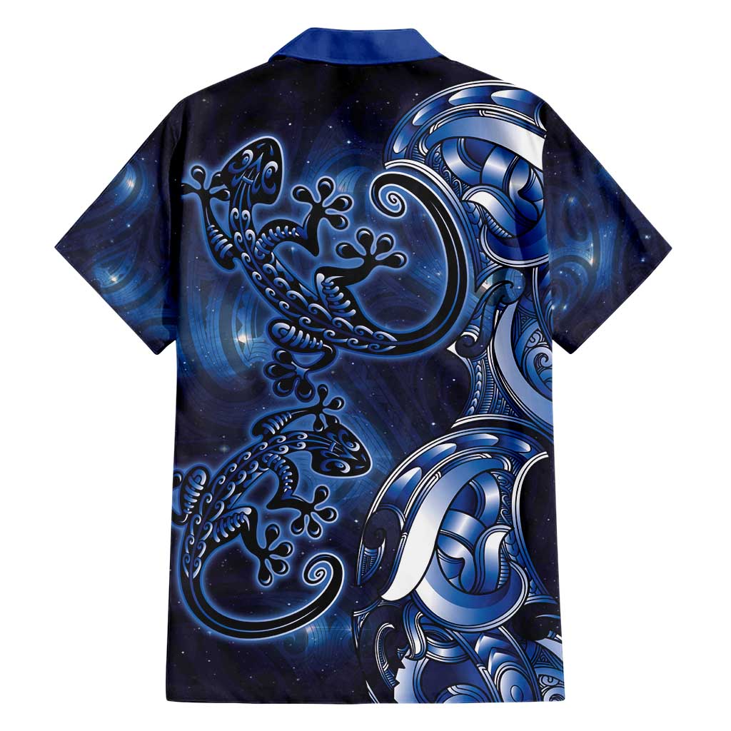 New Zealand Gecko Maori Art Tattoo Hawaiian Shirt Matariki Mode LT03 - Polynesian Pride
