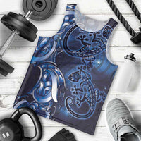 New Zealand Gecko Maori Art Tattoo Men Tank Top Matariki Mode LT03 - Polynesian Pride