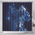 New Zealand Gecko Maori Art Tattoo Shower Curtain Matariki Mode