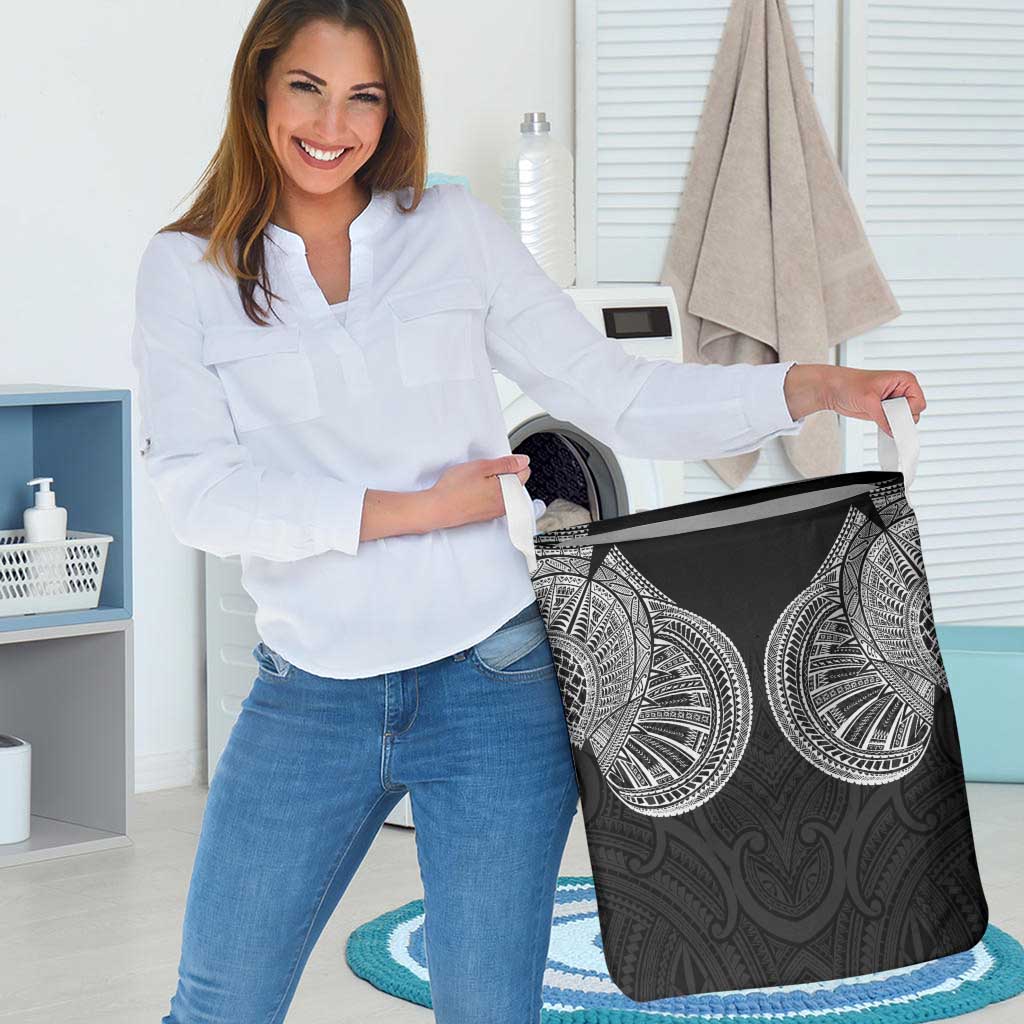 Samoan Traditional Art Tattoos Laundry Basket Tatau Roman Reigns Black Color - Polynesian Pride