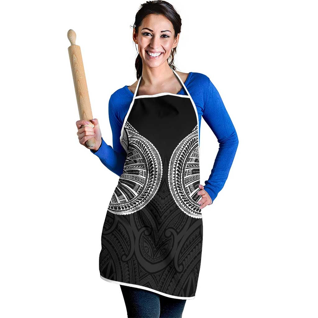 Samoan Traditional Art Tattoos Apron Tatau Roman Reigns Black Color - Polynesian Pride