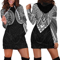 Samoan Traditional Art Tattoos Hoodie Dress Tatau Roman Reigns Black Color - Polynesian Pride