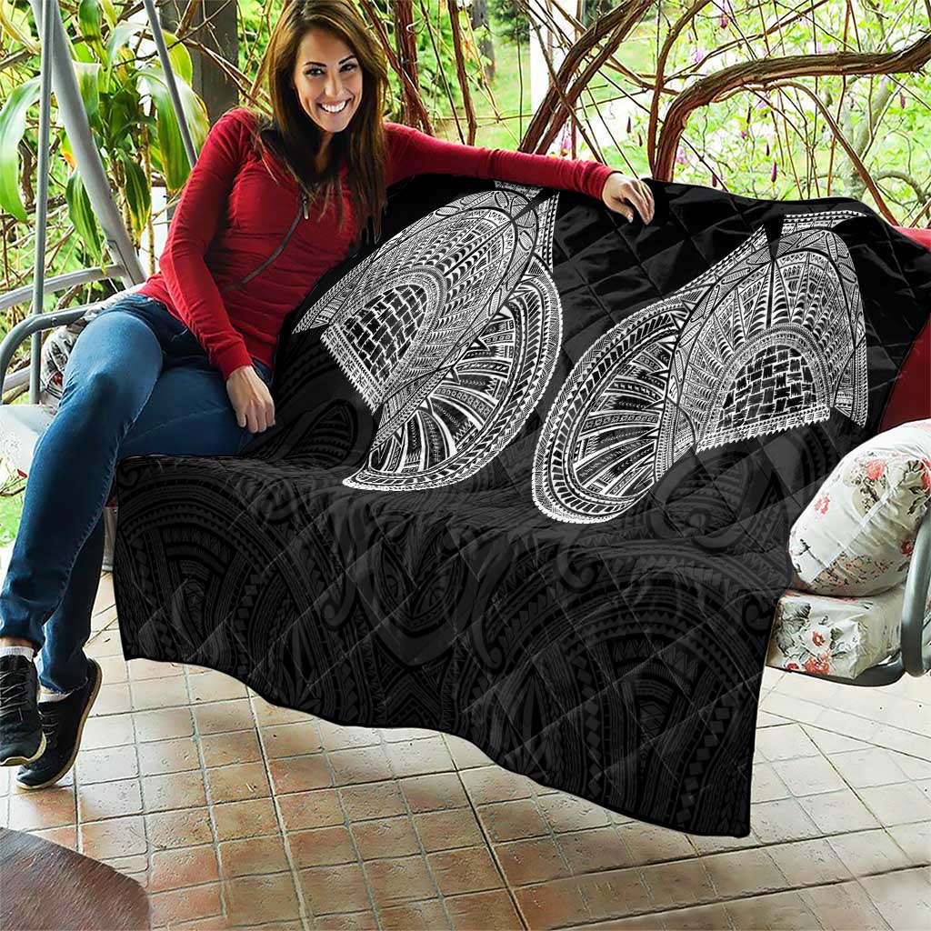 Samoan Traditional Art Tattoos Quilt Tatau Roman Reigns Black Color - Polynesian Pride