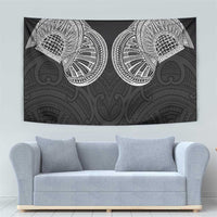 Samoan Traditional Art Tattoos Tapestry Tatau Roman Reigns Black Color - Polynesian Pride