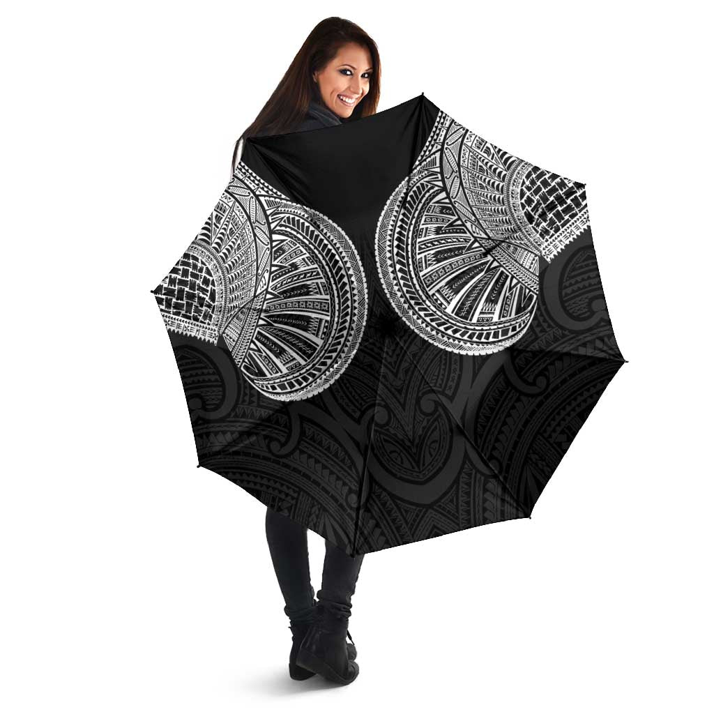 Samoan Traditional Art Tattoos Umbrella Tatau Roman Reigns Black Color - Polynesian Pride