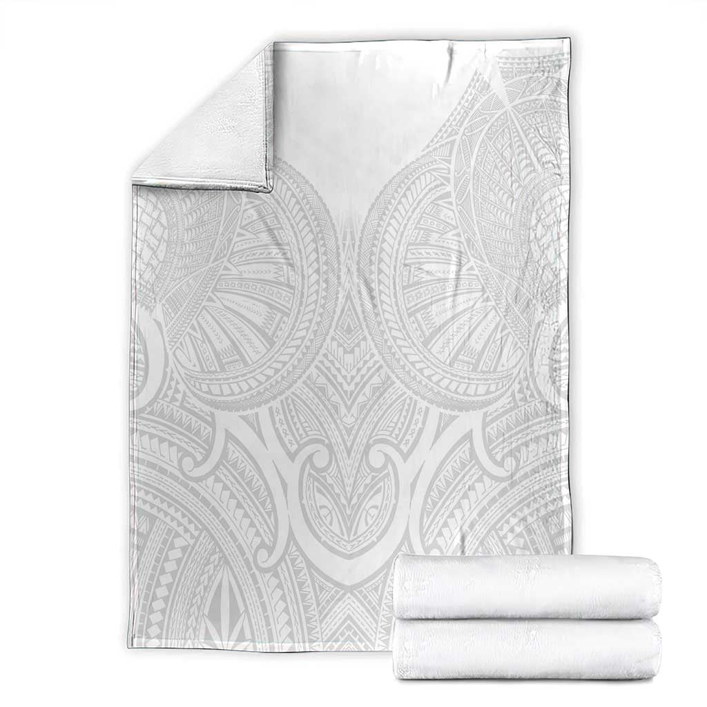 Samoan Traditional Art Tattoos Blanket Tatau Roman Reigns White Color - Polynesian Pride