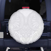 Samoan Traditional Art Tattoos Spare Tire Cover Tatau Roman Reigns White Color - Polynesian Pride