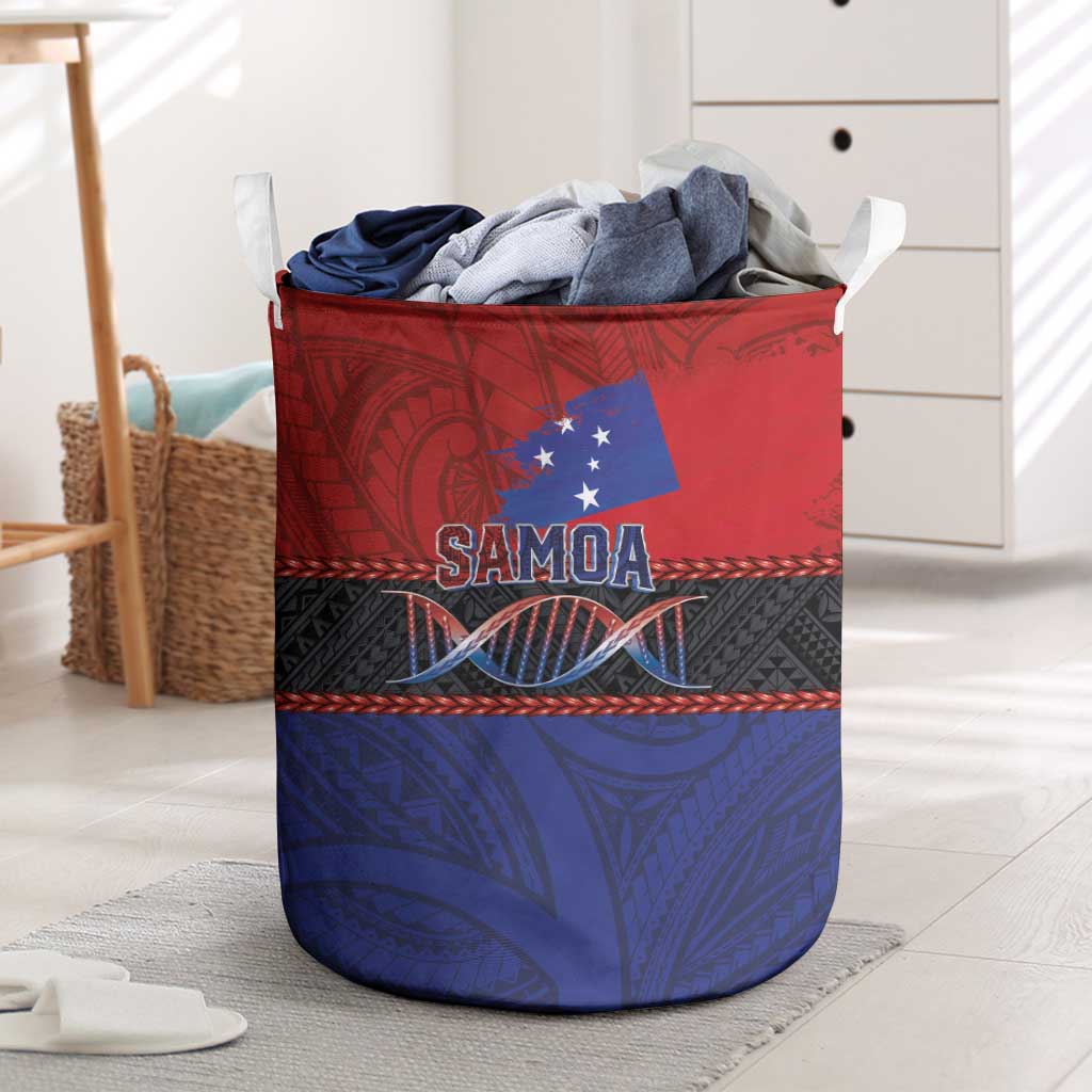 Samoan DNA-Proud of Samoa Laundry Basket Polynesian Patterns - Polynesian Pride