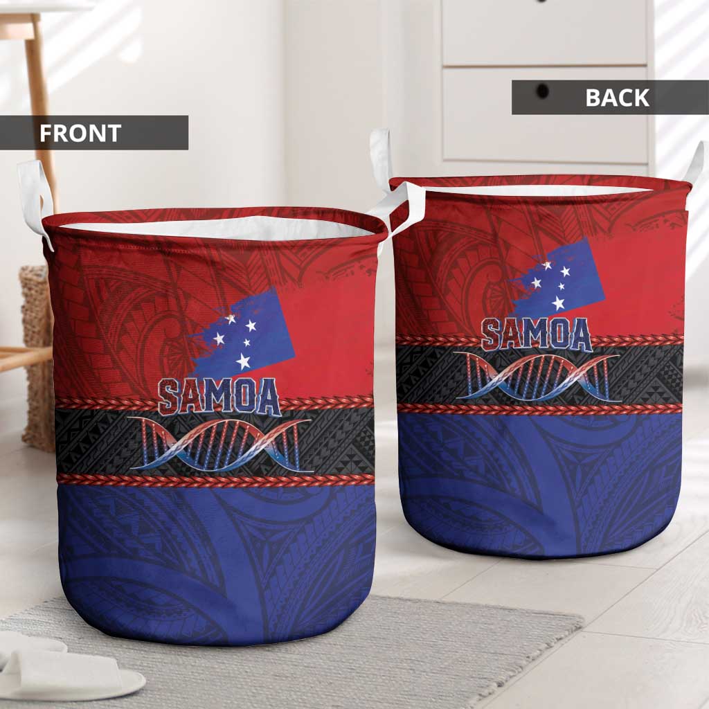 Samoan DNA-Proud of Samoa Laundry Basket Polynesian Patterns - Polynesian Pride