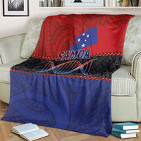 Samoan DNA-Proud of Samoa Blanket Polynesian Patterns - Polynesian Pride