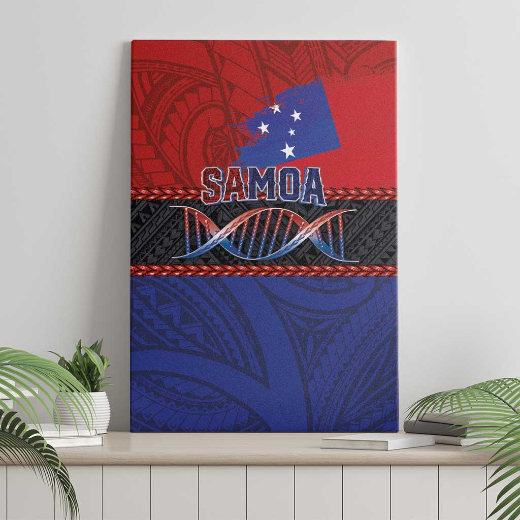 Samoan DNA-Proud of Samoa Canvas Wall Art Polynesian Patterns - Polynesian Pride