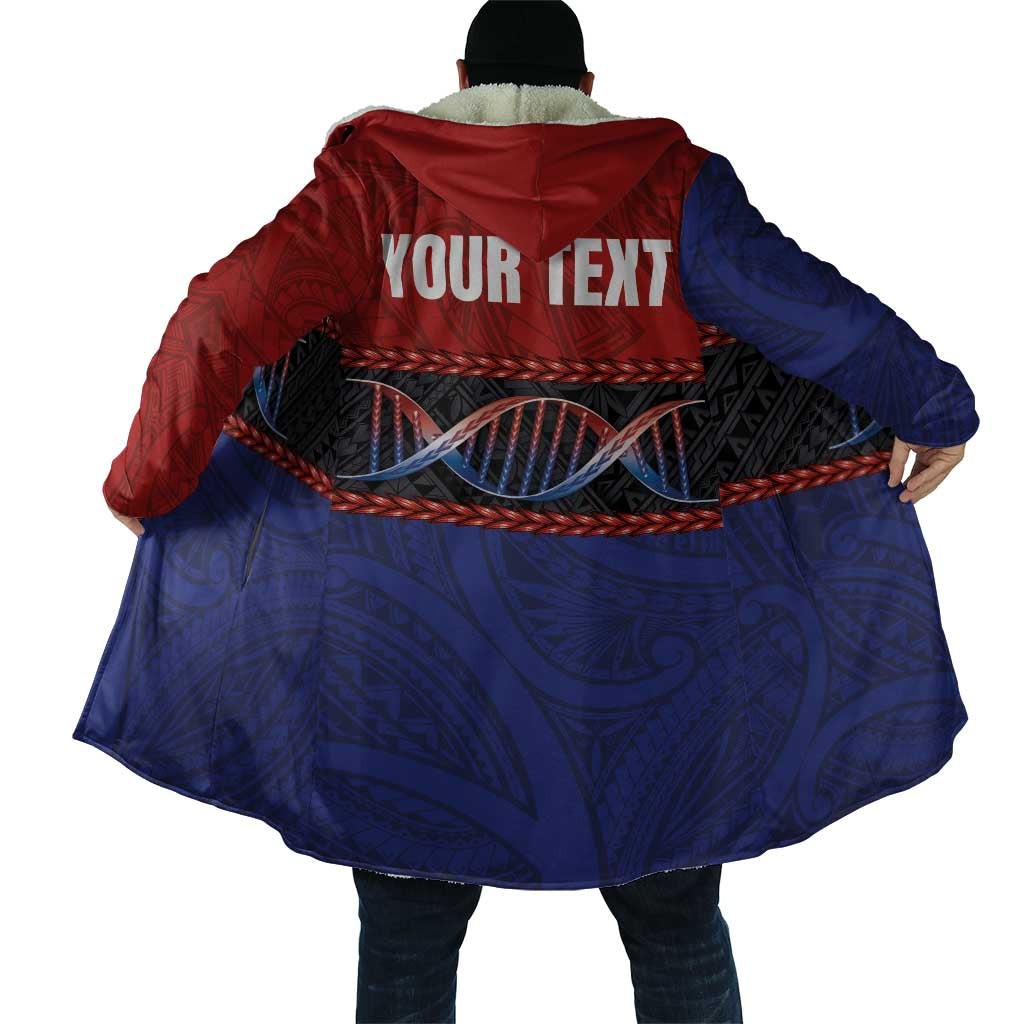 Personalised Samoan DNA-Proud of Samoa Cloak Polynesian Patterns - Polynesian Pride