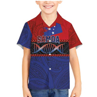 Personalised Samoan DNA-Proud of Samoa Family Matching Mermaid Dress and Hawaiian Shirt Polynesian Patterns - Polynesian Pride