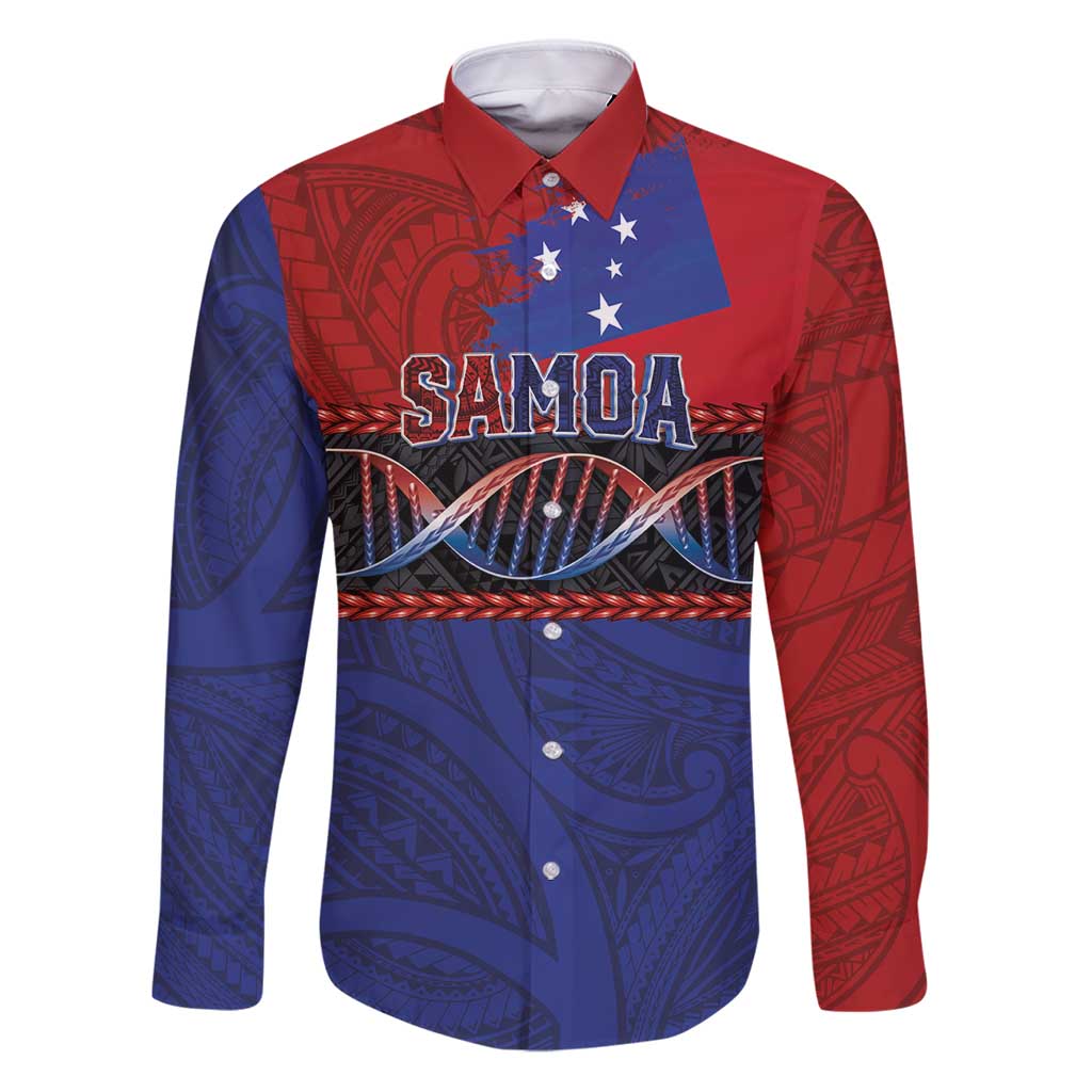 Personalised Samoan DNA-Proud of Samoa Family Matching Puletasi and Hawaiian Shirt Polynesian Patterns - Polynesian Pride