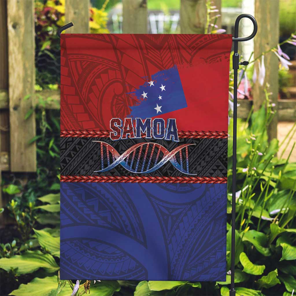 Samoan DNA-Proud of Samoa Garden Flag Polynesian Patterns - Polynesian Pride