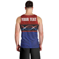 Personalised Samoan DNA-Proud of Samoa Men Tank Top Polynesian Patterns - Polynesian Pride
