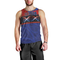Personalised Samoan DNA-Proud of Samoa Men Tank Top Polynesian Patterns - Polynesian Pride