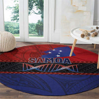 Samoan DNA-Proud of Samoa Round Carpet Polynesian Patterns - Polynesian Pride