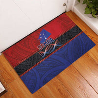 Samoan DNA-Proud of Samoa Rubber Doormat Polynesian Patterns - Polynesian Pride
