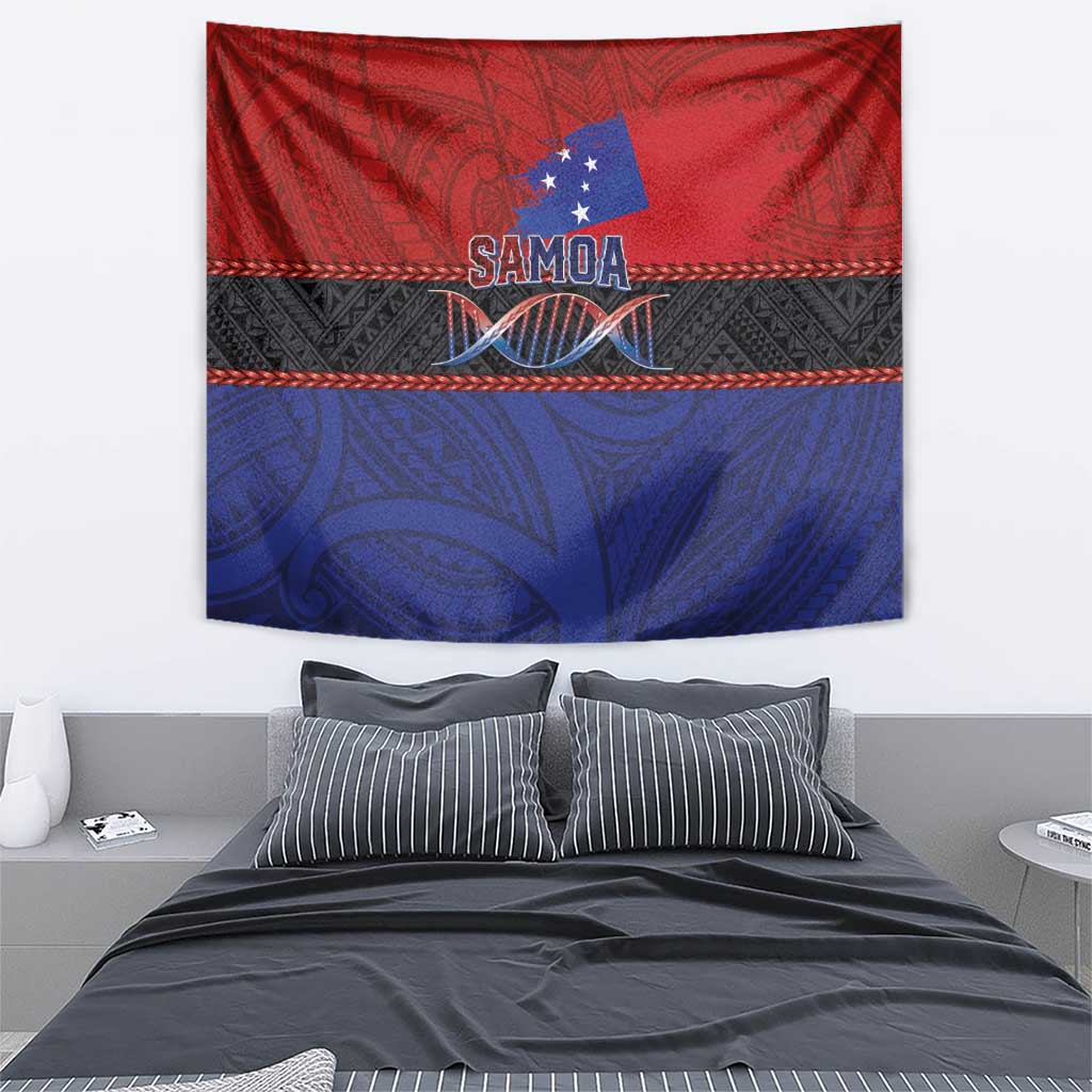 Samoan DNA-Proud of Samoa Tapestry Polynesian Patterns - Polynesian Pride