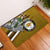 Hawaii James Campbell High School Rubber Doormat Kakau Pattern Gold Color Version LT03 Gold - Polynesian Pride