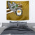 Hawaii James Campbell High School Tapestry Kakau Pattern Gold Color Version LT03 - Polynesian Pride