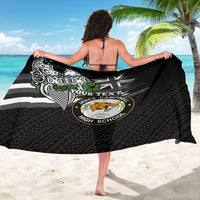 Hawaii James Campbell High School Sarong Kakau Pattern Black Version LT03 - Polynesian Pride