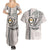 Custom Hawaii James Campbell High School Couples Matching Summer Maxi Dress and Hawaiian Shirt Tribal Kakau Pattern LT03 - Polynesian Pride