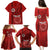 Hawaii Kahuku High & Intermediate School Family Matching Puletasi Dress and Hawaiian Shirt Tribal Kakau Pattern LT03 - Polynesian Pride