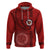 Hawaii Kahuku High & Intermediate School Hoodie Tribal Kakau Pattern LT03 Pullover Hoodie Red - Polynesian Pride