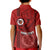 Hawaii Kahuku High & Intermediate School Kid Polo Shirt Tribal Kakau Pattern LT03 - Polynesian Pride