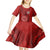 Hawaii Kahuku High & Intermediate School Kid Short Sleeve Dress Tribal Kakau Pattern LT03 - Polynesian Pride