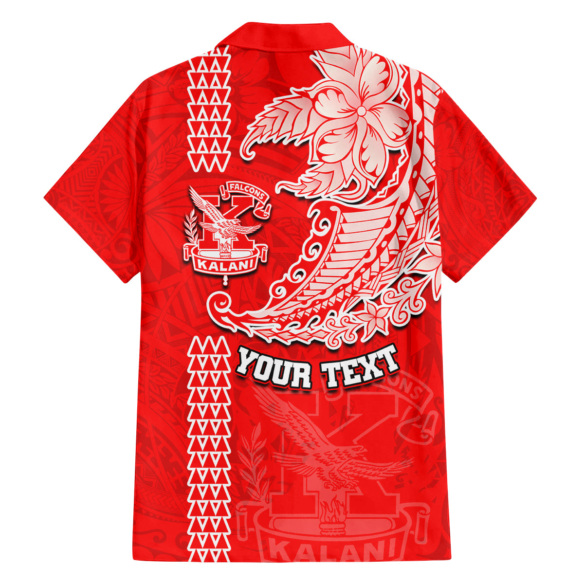 Hawaii Kalani High School Family Matching Puletasi Dress and Hawaiian Shirt Tribal Kakau Pattern LT03 - Polynesian Pride