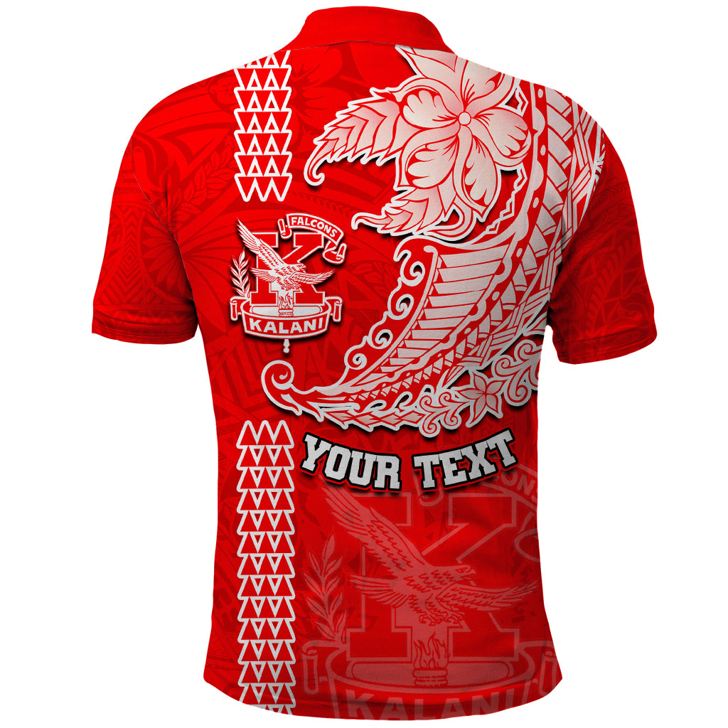 Hawaii Kalani High School Polo Shirt Tribal Kakau Pattern LT03 - Polynesian Pride
