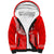 Hawaii Kalani High School Sherpa Hoodie Tribal Kakau Pattern LT03 Unisex Red - Polynesian Pride