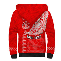 Hawaii Kalani High School Sherpa Hoodie Tribal Kakau Pattern LT03 - Polynesian Pride